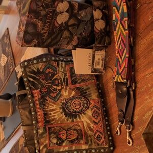 Valentino Garavani Beaded Tote Bag W/ Strap/Box